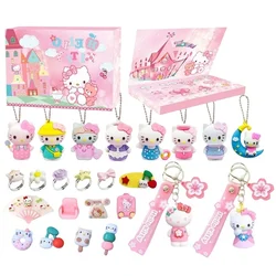 ADVENTNI KOLEDAR 24 OKEN HELLO KITTY PRSTANI OBESKI MAČKE