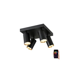 Immax NEO 07266W - prigušiva LED RGB+CCT svetiljka NEO LITE PUNTO 4xGU10/6W/230V