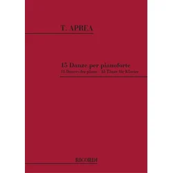 APREA T.- 15 DANZE PER PIANOFORTE