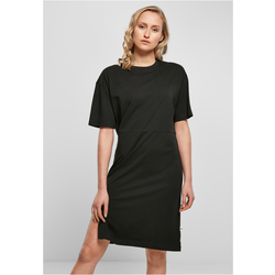 Womens dress with slit black