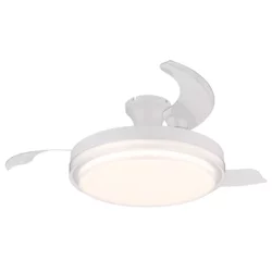 Globo stropni ventilator z LED svetilko