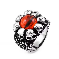 Prstan Bloody Dragons Eye - SS8-608R Red