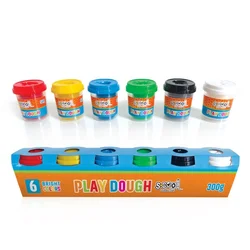S-Cool Masa za modelovanje Play dough SC2832, 6x50g