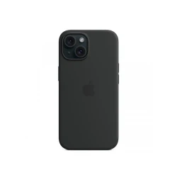 iPhone 15 Plus Silicone Case with MagSafe - Black