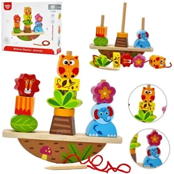 Tooky toy drveni balans blokovi - životinje