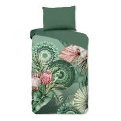 Zelena flanelna posteljnina 140x200 cm - HIP
