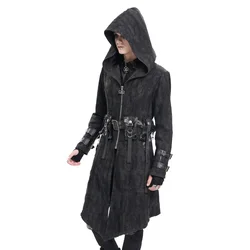 Moški plašč DEVIL FASHION - Black Gothic Punk - CT251