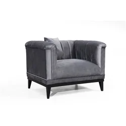 Atelier del Sofa Fotelja Trendy 105x79x89cm Tamnosiva