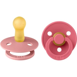 BIBS Cucle, 6-18m, 2 komada, Dusty pink & Coral