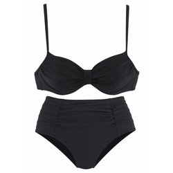 LASCANA Bikini, črna