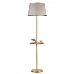 Aberto Design Podna lampa Mercan , 162 cm E27, Zlatne boje