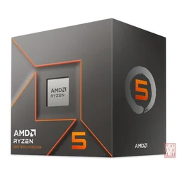 AMD Ryzen 5 8600G, 6 Cores (4.3GHz/5.0GHz turbo), 12 Threads, 6MB L2 cashe, 16MB L3 cache, 65W TDP, AMD Radeon 760M graphics