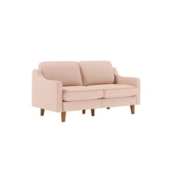 ATELIER DEL SOFA 2-Seat Sofa Robin 2 Salmon Walnut
