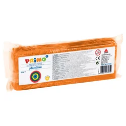 PLASTELIN 550G  PLUS  PLASTIČNI NOŽIĆ PRIMO 261CP550250 NARANČASTI