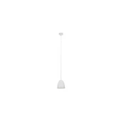Searchlight 27015 - Luster na sajli, metalni, 1xE27/60W/230V, prečnik 28 cm, bela