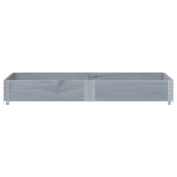Okvir za palete sivi 150 x 100 cm od masivne borovine