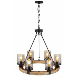 Globo 15555-6H - Luster na lancu LILA 6xE27/60W/230V