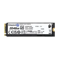 SSD 2TB M.2 80mm PCI-e 4.0 x4 NVMe, Kingston KC3000 (SKC3000D/2048G)