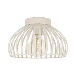 Eglo 901746 - Stropno svetlo MOGANO, 1xE27/40W/230V, prečnik 28 cm, krem