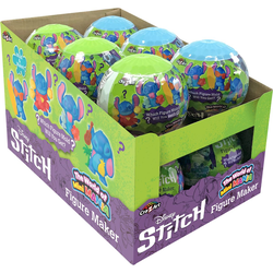 Crazart plastelin figura v kapsuli Stitch World