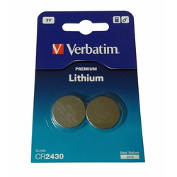 10x2 Verbatim CR 2430 Lithium battery 49937