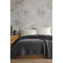 Aberto Design Double Prekrivač Berlino, 200x220cm, Antracit