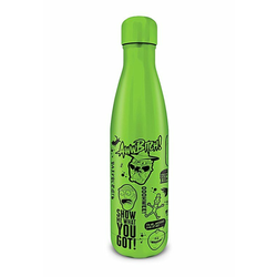 PYRAMID INTERNATIONAL Rick And Morty (Quotes) Metal Drink Bottle