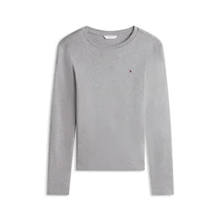 TOMMY HILFIGER Majica Cody pegasto siva