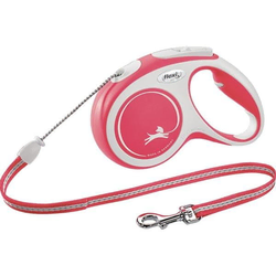 Flexi Comfort Cord Povodac, M, 5m, Roze-beli