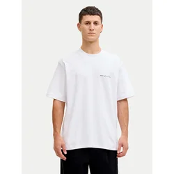 Jack & Jones Majica Owen S 12292397 Bela Relaxed Fit