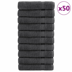 Ručnici za ruke SOLUND 50 kom antracit 50 x 100 cm 600 gsm