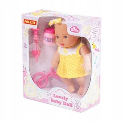 shumee Punčka dojenčka 24 cm z zdravniškim kompletom, 3 kosi. POLESIE