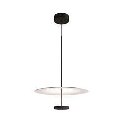LED luster na sajli ROSS LED/13W/230V crna/bela
