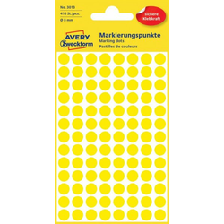 Avery-Zweckform Točke za obilježavanje Avery Zweckform 3013, promjer 8 mm, žute boje, 416 komada Avery-Zweckform
