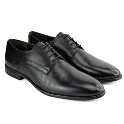Mona Footwear Muške kožne cipele, Crne