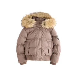 Superdry & Co Zimska jakna Everest svetlo rjava