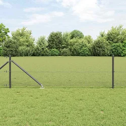 Zavareno žičano ograđivanje s bodljama 50 x 0,6 m Siva Mreža