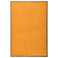 Vidaxl Pralni predpražnik oranžen 60x90 cm