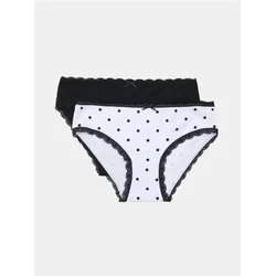Sinsay - Pamučne gaćice figice sa mašnicama 2 pack - šareno