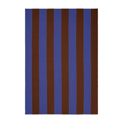 Modra/rjava ročno tkana preproga iz mešanice volne 160x230 cm Sissel – Jotex