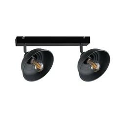 Spot svetiljka FAUN 2xE27/60W/230V crna