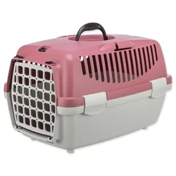 Prevozna škatla Trixie Capri 1, svetlo siva/staroružnata XS 32x31x48cm