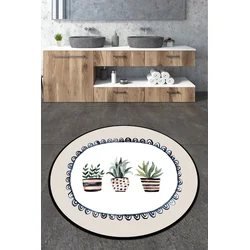 Lessentiel Maison Prostirka za kupatilo 160cm Šarena