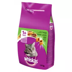 WHISKAS hrana za mačku, briketi, jagnjetina 1.4kg ARCH 520203