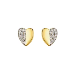 DIAMANT LETERNEL Uhani Ohrringe aus 585 Gelbgold rumena