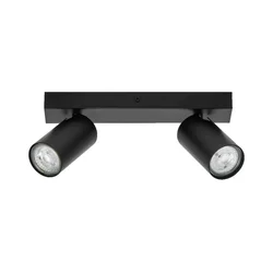 Ledvance - LED zidna spot svetiljka OCTAGON 2xGU10/3,4W/230V 2700K crna