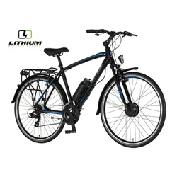 Visitor Terra Man električni trekking bicikl 28 alu ram, 36V 10Ah - crno plavi