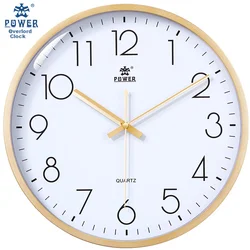 Power Zidni sat 239518A3, 30 cm, Zlatne boje
