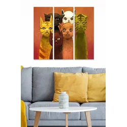 Set slika Wallity MDF315384488, 3 dijela