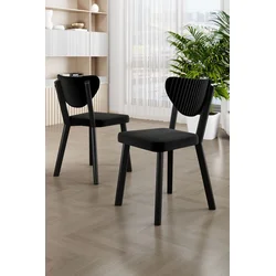 Hanah Home Set stolica Arfe, 101x76x26 cm, 4 komada, Crne